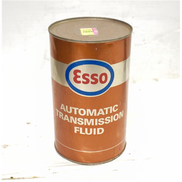 VINTAGE SEALED 1QT CAN OF ESSO AUTO TRANSMISSION