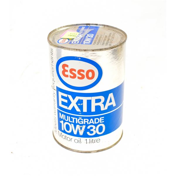 VINTAGE SEALED 1L CAN OF ESSO EXTRA MULTIGRADE