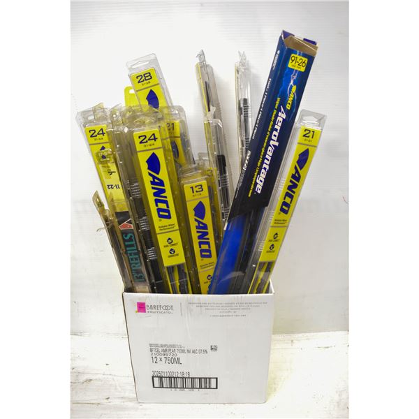 BOX OF ASSORTED WIPER BLADES