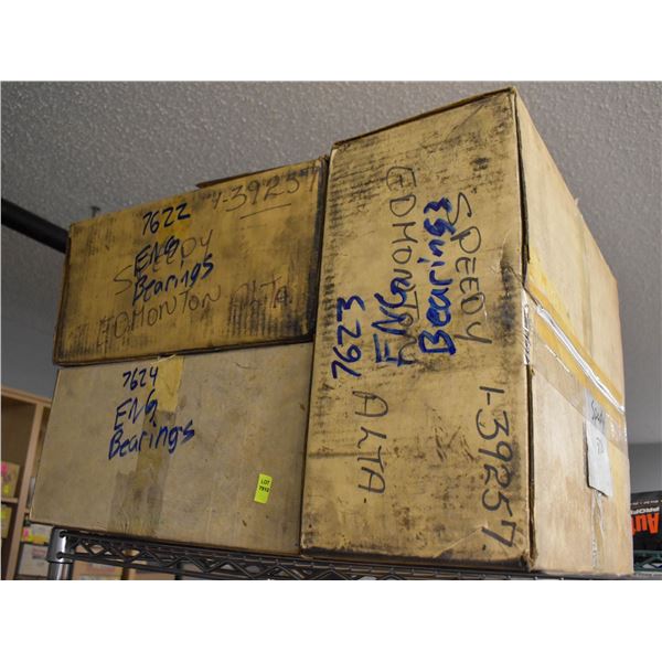 3 BOXES OF ASSORTED ENGINE BEARINGS