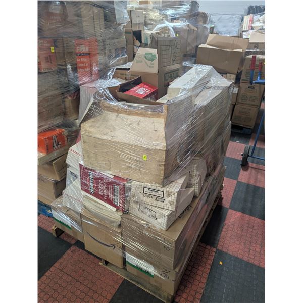 PALLET OF ASSORTED BOOKS, ELECTRICAL, LIGHTING &