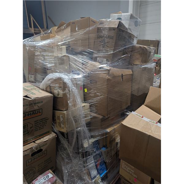 PALLET OF ASSORTED CHASSIS & ENGINE PARTS INCL: