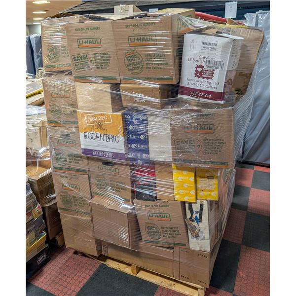 PALLET OF ASSORTED ENGINE PARTS INCL: PISTONS,