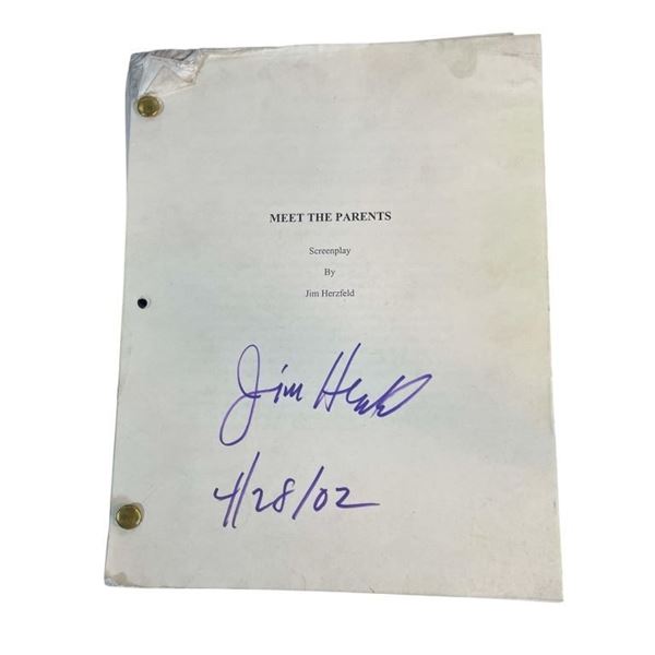 Meet the Parents (2000) - Script Signed by Writer Jim Herzfeld