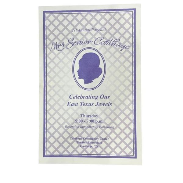 Bernie (2011) - Prop Pageant Pamphlet