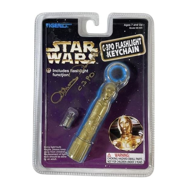 Star Wars - Anthony Daniels Signed C-3PO Flashlight Keychain