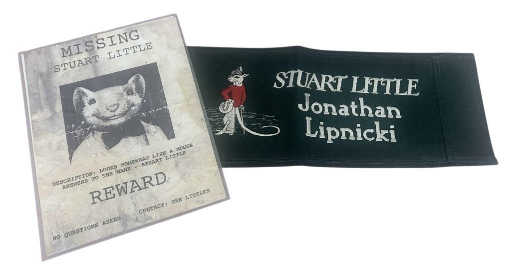 Stuart Little (1999) - Missing Poster and Jonathan Lipnicki Chairback