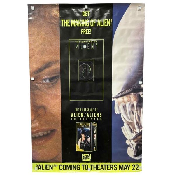 Alien 3 (1992) - Rare "Making of" Poster (25 1/2" x 28")