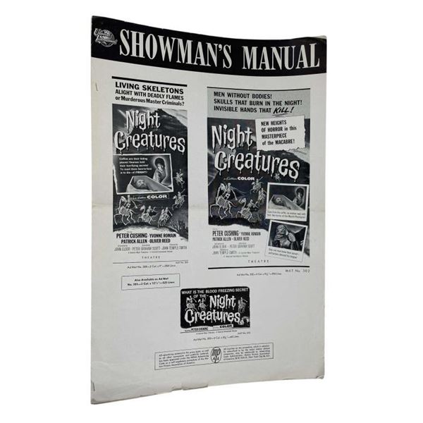 Night Creatures (1962) - Press Book