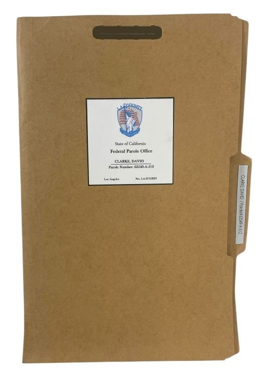 Elysium (2013) - David Clarke (Set Designer Easter Egg) Prop Parole Folder