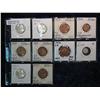 Image 1 : 47. Page of 10 Coins including (3) Silver Washington Quarters; no date Three