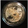 Image 1 : 145. 1849 Gold Rush Medal. Proof Bronze. Encapsulated. 1 3/4" diameter.