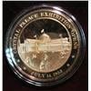 257. 1853 Crystal Palace Exhibition Proof Bronze Medal. Encapsulated. 1 3/4"