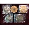 Image 1 : 280. (5) Different large 38-39mm Medals. Includes some Rail Road, Ankeny,