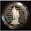 418. 1975 Proof Bronze Bicentennial & Rededication Medal. Encapsulated. 45mm