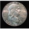476. 1952 P Franklin Half Dollar. Brilliant MS 60.