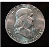 479. 1951 P Franklin Half Dollar. Brilliant MS 60.
