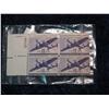 Image 1 : 487. Plateblock of .10c U.S. Airmail Stamps. (4 pcs.)