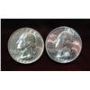 582. 1953 S & 61 D Washington Quarters. Brilliant Unc.