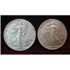 671. 1943P & 44P Walking Liberty Half Dollars. VF-EF