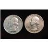 689. 1939 P & 40 D Washington Quarters. EF-40.