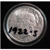 871. 1922S Peace Dollar. VF.