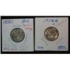 886. 1950P & 50D Jefferson Nickels. BU.