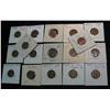 891. (17) 1929-1972 Lincoln Cents, Mint Errors and Varieties.