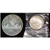 905. Canada 1967 Quarter, 1962 Silver Dollar. Unc.