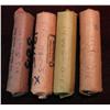 910. 1944S, 45S, 46S, & 50S Lincoln Cent Rolls.