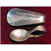 941. Red Wing Shoehorn & Silverplate Baby Spoon.