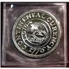 Image 1 : 948. Copy of 1776 Fugio Cent Silver Colored.