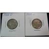 Image 1 : 1012. (2) 1938D Buffalo Nickels. EF.