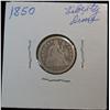 1031. 1850 Liberty Seated Dime. G.
