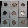 Image 2 : 1057. 1898, 02, 03, 05, 07, 10, 11, 12 & 12D Liberty Nickels. AG-G Some Dark.