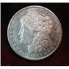 1110. 1897S Morgan Dollar. AU.