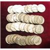 1162. (38) Circulated Silver World War II Jefferson Nickels.