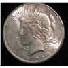 1166. 1922 S Peace Silver Dollar. AU.