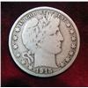 Image 1 : 1249. 1915P Barber Half Dollar. F.