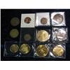 Image 2 : 1301. (11) Various Tokens & Medals. Some Rare. Includes: 1837 Canada Bank