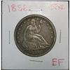 1332. 1858 U.S. Seated Liberty Half Dollar. EF 40.