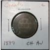 1333. 1899 Canada Large Cent. Choice AU.