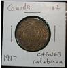 1336. 1917 Canada Large Cent. Choice BU 63 Red & Brown.