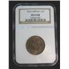 Image 1 : 1348. 1895 Great Britain Half Penny. NGC slabbed MS 63 RB. Looks undergraded.