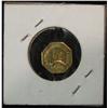 Image 2 : 1356. 1855 California Gold 1/2 Octagonal Token.