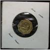 Image 2 : 1358. 1855 California Gold 1/2 Octagonal Token.