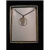 Image 2 : 1415. Cut-out Mercury Dime Necklace. Very attractive. Handmade in box.