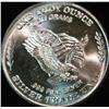 Image 1 : 1483. "Silver Trade Unit" One Ounce .999 fine Silver Round. BU.