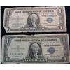 Image 1 : 1503. Series 1935 E & F $1.00 Silver Certificates. Circulated.