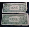 Image 2 : 1503. Series 1935 E & F $1.00 Silver Certificates. Circulated.